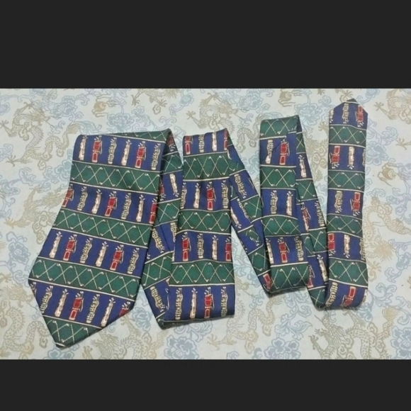 Tommy Hilfiger Grampa Men Necktie Golf Print - Picture 7 of 7